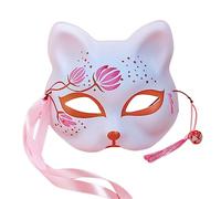 SELVFZ For Japanese For Natsume Book Of Foxes Demi-visage Amusant Halloween Cosplay Party Masquerade Accessoires pour photos