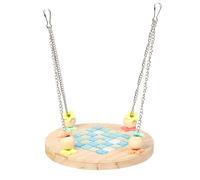 SELVFZ Hamac suspendu pour animal domestique avec plaque de refroidissement en cristal pour hamster, perroquet, cage à oiseaux, petit animal de compagnie, accessoire balançoire en cristal