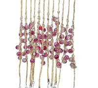 SELVFZ Herbe de cristal artificielle pour couple souhaitant faire à la main bracelets tissés à la main bracelets bracelets jeux yoga bijoux chance