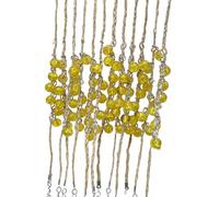 SELVFZ Herbe de cristal artificielle pour couple souhaitant faire à la main bracelets tissés à la main bracelets bracelets jeux yoga bijoux chance