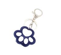 SELVFZ Joli porte-clé en cuir PU avec pendentif en forme de patte pour sac à dos, décoration à suspendre pour un ami, Noir , taille unique