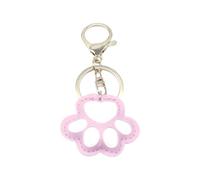 SELVFZ Joli porte-clé en cuir PU avec pendentif en forme de patte pour sac à dos, décoration à suspendre pour un ami, b, taille unique