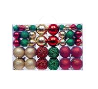 SELVFZ Lot de 100 boules de Noël incassables pour sapin de Noël à suspendre