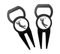 SELVFZ Lot de 2 marqueurs de balle en alliage de zinc pour fourche verte