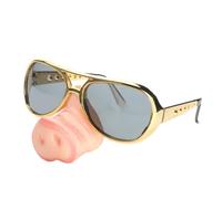 SELVFZ Lunettes à gros nez pour Halloween, cosplay, fête, déguisement, accessoires photo, lunettes d'Halloween avec nez amusant, accessoires de fête sur le thème du nez