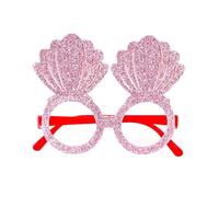 SELVFZ Lunettes d'événement de plage NoLens réutilisables sur le thème tropical, monture amusante pour festival de musique, vacances, accessoires photo, lunettes de fête