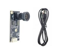 SELVFZ Module de caméra USB 1920 x 1080 pour imprimante 1080p Mise au point fixe à 130 degrés Lecteur libre USB 2.0 Module de caméra de remplacement Enseignement à distance