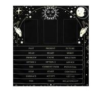 SELVFZ Nappe de cartes de divination - Tapisserie astrologie sorcellerie - Décoration murale - Carte de lecture - Tarots - Nappe de cartes de lecture - Nappe de cartes de tarots - Nappe spirituelle