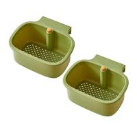 SELVFZ Panier d'évier avec clip réglable et compartiment de rangement haute capacité pour accessoires de cuisine Panier d'évier réglable