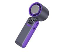 SELVFZ Petit ventilateur de bureau pratique, écran LED confortable, ventilateur à suspendre au bureau, dispositif de refroidissement à air rechargeable, adapté à la maison, pliable à suspendre au cou