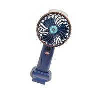 SELVFZ Petit ventilateur portable à 5 vitesses rechargeable pour voyage, maison, bureau, camping, extérieur