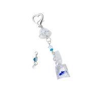 SELVFZ Porte-clés avec pendentif en forme de carillon perlé - Portable - Pour décoration de sac et bouteille d'eau