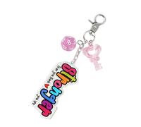 SELVFZ Porte-clés polyvalent en forme de lettres de l'alphabet, accessoire de sac pour adultes et étudiants