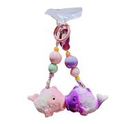 SELVFZ Porte-clés portable Kiss Fish - Accessoire délicat - Pendentif poisson - Porte-clés délicat - Pour couples - Kiss Fish