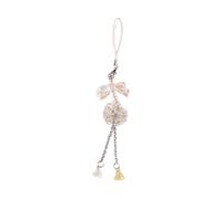 SELVFZ Porte-clés tendance pour téléphone portable avec breloque papillon - Accessoire de décoration pour femmes et filles