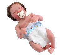 SELVFZ Poupée Reborns en silicone pour nouveau-né 45,7 cm - Corps complet - Sans vêtements ni accessoires - Reborns - En silicone - Aspect réaliste