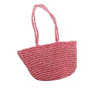 SELVFZ Sac fourre-tout en paille de grande capacité, sac à bandoulière pour la plage, les vacances en plein air, sac à main pour femme, b