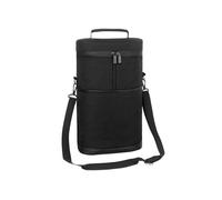 SELVFZ Sac isotherme Oxford lourd avec poche principale spacieuse et compartiment de rangement avant pour les fêtes de randonnée, sac de rangement amovible pour le vin