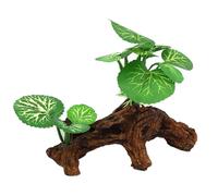 SELVFZ Sculpture de racine d'arbre artificielle pour aquariums - Décoration en résine pour aquarium - Améliore les habitats de poissons sous-marins