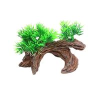 SELVFZ Sculpture de racine d'arbre artificielle pour aquariums - Décoration en résine pour aquarium - Améliore les habitats de poissons sous-marins