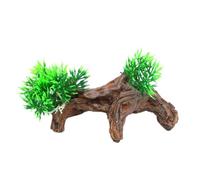 SELVFZ Sculpture de racine d'arbre artificielle pour aquariums - Décoration en résine pour aquarium - Améliore les habitats de poissons sous-marins
