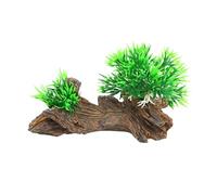SELVFZ Sculpture de racine d'arbre artificielle pour aquariums - Décoration en résine pour aquarium - Améliore les habitats de poissons sous-marins