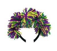 SELVFZ Serre-tête à pompons colorés pour les jours de l'indépendance, accessoire de coiffe, accessoire de déguisement pour les élections américaines, accessoires de défilés, accessoires de costume