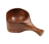 SELVFZ Tasse à thé et café en bois naturel portable pour l'extérieur, pour les amateurs de bois, convient pour la santé, le vin, les enfants