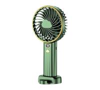 SELVFZ Ventilateur de bureau à affichage numérique 6000 mAh pour bureau et table - Texture pour utilisation en camping en plein air