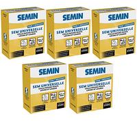 Sem-Universelle, Colle en Poudre pour Papiers Peints Légers et Lourds, Intérieur, Boite 250 g (Lot de 5)