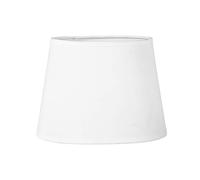 Sema 97117 Abat-Jour Ovale Base 20.5cm (pour douille E14) Blanc, Texture