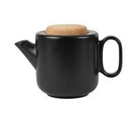 Sema - THEIERE BALTIKA en GRES Noir Mat 1 L Filtre INOX