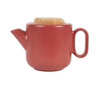 Sema - THEIERE BALTIKA en GRES Rouge 1 L Filtre INOX