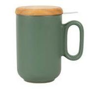 Sema - Tisanière Baltika en Grès Vert Mat 0,5 L Filtre Inox - SEMA