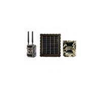 Semac caméra chasse full hd extérieure 4g + panneau solaire 12v + caisson