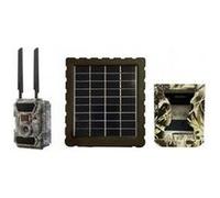 Semac caméra chasse full hd extérieure 4g + panneau solaire 12v + caisson