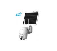 Semac caméra dôme solaire 4g video surveillance full hd 1080p