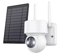 SEMAC Caméra Wifi Extérieure Motorisée Solaire Compatible TUYA