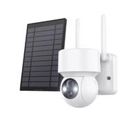 SEMAC Caméra Wifi Extérieure Motorisée Solaire Compatible TUYA