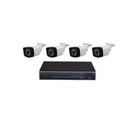 semac kit enregistreurs 4 caméras vidéo surveillance 1to