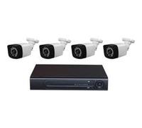semac kit enregistreurs 4 caméras vidéo surveillance 1to G