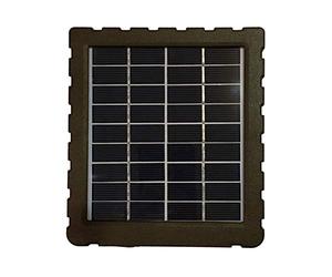 SEMAC - Panneau Solaire 12Volts pour caméra de Chasse 4G,Batterie intégrée 1500mAh,4 voyants LED pour état Batterie,IP54