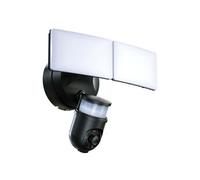 SEMAC Projecteur LED connecté avec caméra motorisée WiFi Tuya et détecteur de mouvement