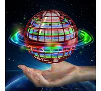 semai Boule Volante Lumineuse, Flying Ball Jouet Jouets pour Enfants à partir, Jouets d'extérieur Boule Magique, Cadeaux pour garçons et Filles de 6 à 12 Ans - Rouge