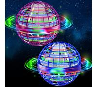 semai Boule Volante Lumineuse, Flying Ball Jouet Jouets pour Enfants à partir, Jouets d'extérieur Boule Magique, Cadeaux pour garçons et Filles de 6 à 12 Ans - Bleu et Rose