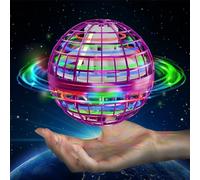 semai Boule Volante Lumineuse, Flying Ball Jouet Jouets pour Enfants à partir, Jouets d'extérieur Boule Magique, Cadeaux pour garçons et Filles de 6 à 12 Ans - Rose