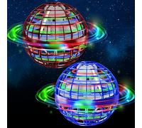 semai Boule Volante Lumineuse, Flying Ball Jouet Jouets pour Enfants à partir, Jouets d'extérieur Boule Magique, Cadeaux pour garçons et Filles de 6 à 12 Ans - Bleu et Rouge