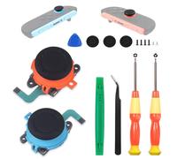 Semaiki 2pcs Joysticks Analogiques 3D pour Switch 2 Joy-Con, Remplacement Gauche et Droite Analogique ContrôLeur Bascule Kit de RéParation (multicouleur)