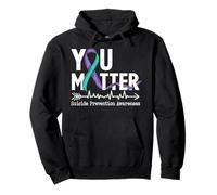 Semaine de Sensibilisation à la prévention du Suicide You Matter Semicolon Sweat à Capuche