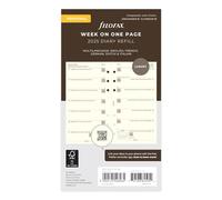 Semaine par page 5 langues crème coton 2025